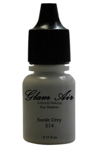 Glam Air Set of Two (2) s-E14Suede Grey & E16 Hardley Pink Airbrush Water-based 0.25 Fl. Oz. Bottles of Eyeshadow - Sexy Sparkles Fashion Jewelry - 2