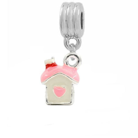 Off White House European Bead Compatible for Most European Snake Chain Bracelet - Sexy Sparkles Fashion Jewelry - 2