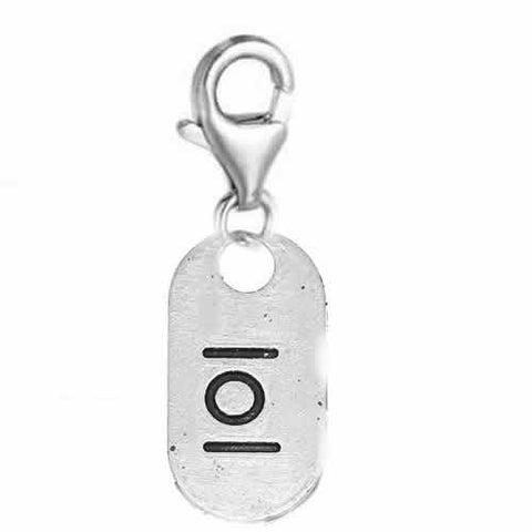 lol One Sided Laugh Out Loud Tag for European Clip on Charm Jewelry w/ Lobster Clasp - Sexy Sparkles Fashion Jewelry - 2
