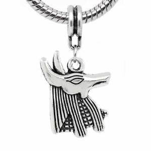 Egyptian Anubis Pharoah European Bead Compatible for Most European Snake Chain Bracelet - Sexy Sparkles Fashion Jewelry - 2