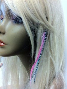 Clip-on 4-6 Mermaid Feathers for Hair Extension 5 Feathers - Sexy Sparkles Fashion Jewelry
