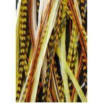 4-7 Feathers for Hair Extension with 5 Natural Remix  Feathers for Hair Extension - Sexy Sparkles Fashion Jewelry