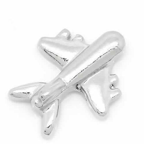 Aiplane Floating Charms For Glass Living Memory Lockets - Sexy Sparkles Fashion Jewelry - 5