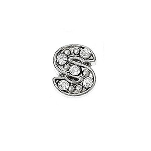 Floating Charms for Glass Living Memory Locket Pendants "S" - Sexy Sparkles Fashion Jewelry - 1
