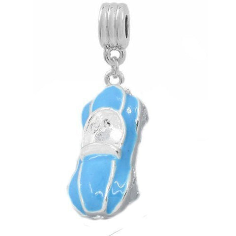 Blue Car Dangle European Bead Compatible for Most European Snake Chain Bracelet - Sexy Sparkles Fashion Jewelry - 2