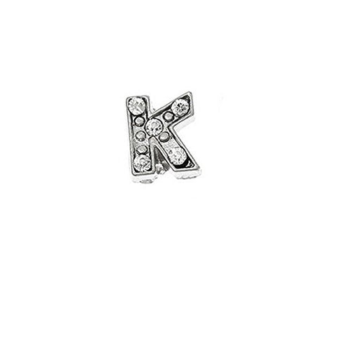 Floating Charms for Glass Living Memory Locket Pendants "K" - Sexy Sparkles Fashion Jewelry - 1