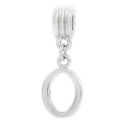 Number 0 Dangle Charm Bead for European Snake chain Charm Bracelet for Snake Chain Bracelet - Sexy Sparkles Fashion Jewelry