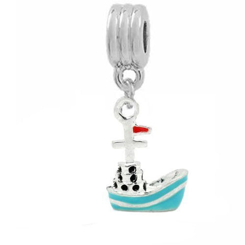 Cruise/ship European Bead Compatible for Most European Snake Chain Bracelet - Sexy Sparkles Fashion Jewelry - 2