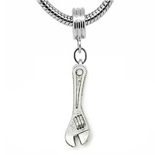 Wrench Charm Dangle European Bead Compatible for Most European Snake Chain Bracelet - Sexy Sparkles Fashion Jewelry - 1