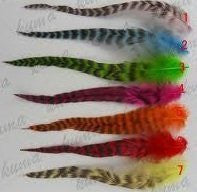 Feather for Hair Extension 5 -7 Loose Grizzly Feathers for Hair Extension 7 Feathers! - Sexy Sparkles Fashion Jewelry