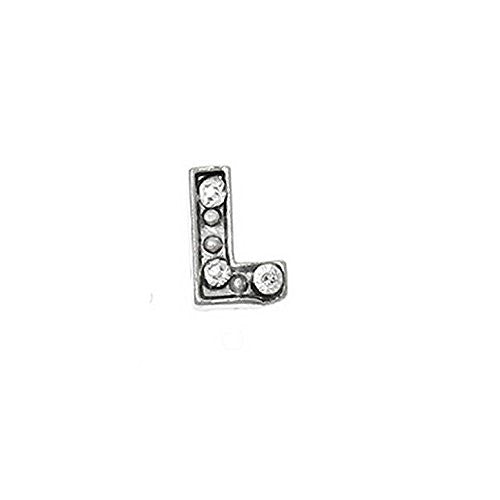 Floating Charms for Glass Living Memory Locket Pendants "L" - Sexy Sparkles Fashion Jewelry - 1