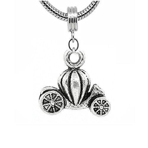 Cinderella's Princess Pumpkin Carriage Coach Charm - Sexy Sparkles Fashion Jewelry