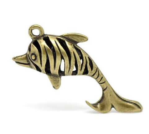 Dolphin Charm Pendant for Necklace - Sexy Sparkles Fashion Jewelry - 4