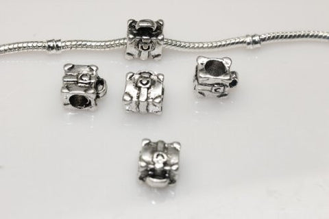 Suitcase Luggage Bag Charm European Bead Compatible for Most European Snake Chain Bracelet - Sexy Sparkles Fashion Jewelry - 2