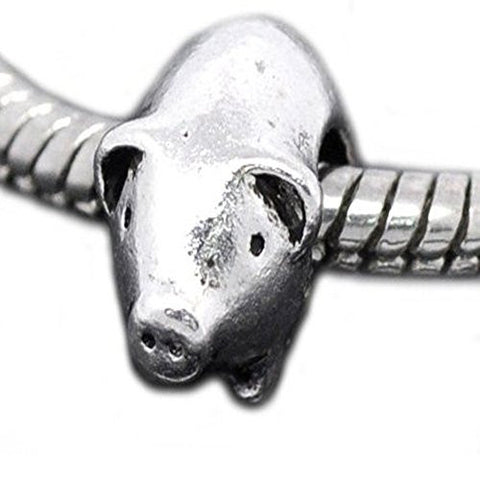 Pig Charm European Bead Compatible for Most European Snake Chain Bracelet - Sexy Sparkles Fashion Jewelry - 1