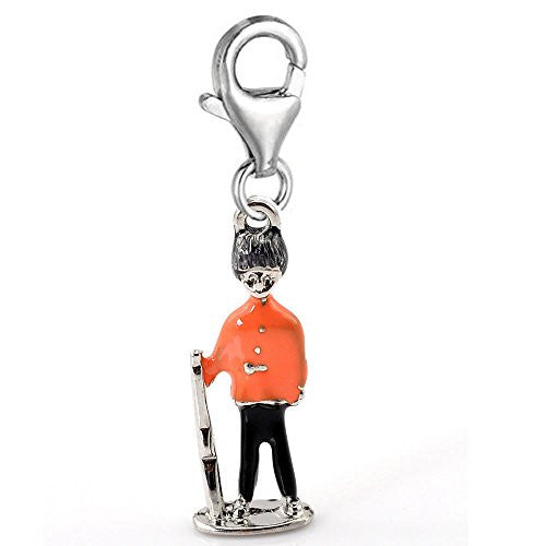 Buckingham Palace Guard Dangle Pendant for European Clip on Charm Jewelry w/ Lobster Clasp - Sexy Sparkles Fashion Jewelry