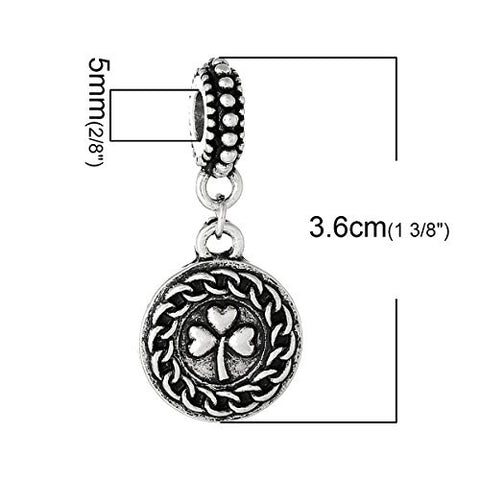 Four Leaf Clover Bead Compatible for Most European Snake Chain Bracelet - Sexy Sparkles Fashion Jewelry - 3