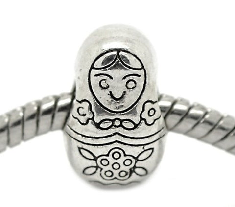 Babushka Doll Russian European Bead Compatible for Most European Snake Chain Bracelet - Sexy Sparkles Fashion Jewelry - 4