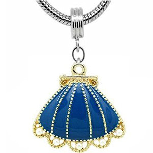 Sea Shell Charm Dangle European Bead Compatible for Most European Snake Chain Bracelet - Sexy Sparkles Fashion Jewelry - 1