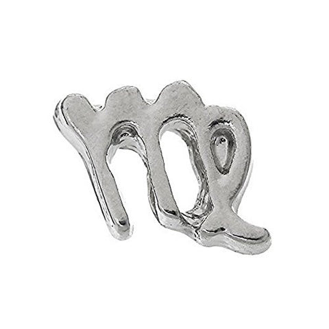 Floating Charms for Glass Living Memory Locket Pendant and Stainless Steel Back Plate (Virgo Floating Charm) - Sexy Sparkles Fashion Jewelry - 1