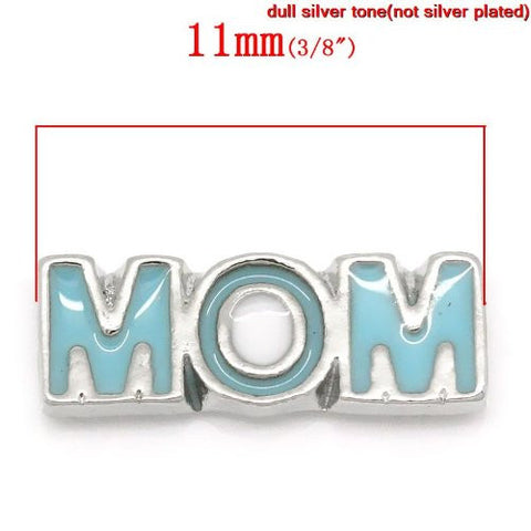 Mom- Floating Charms For Glass Living Memory Lockets - Sexy Sparkles Fashion Jewelry - 3