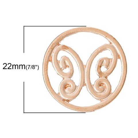 Butterly Floating Charms Dish Plate for Glass Locket Pendants and Floating - Sexy Sparkles Fashion Jewelry - 2