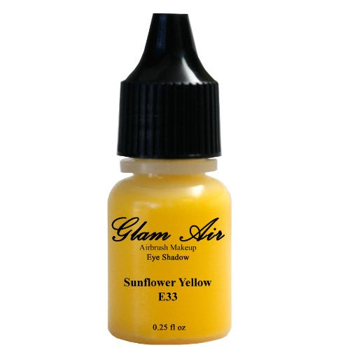 Glam Air Airbrush E33 Sunflower Yellow Eye Shadow Water-based Makeup 0.25oz - Sexy Sparkles Fashion Jewelry - 1