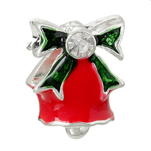 Jingle Bell Christmas Charm Bead for European Snake Chain Charm Bracelet - Sexy Sparkles Fashion Jewelry - 1