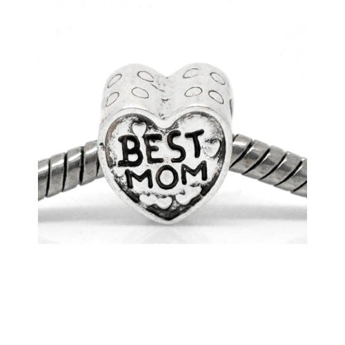 Best Mom Charm Beads For Snake Chain Bracelet - Sexy Sparkles Fashion Jewelry