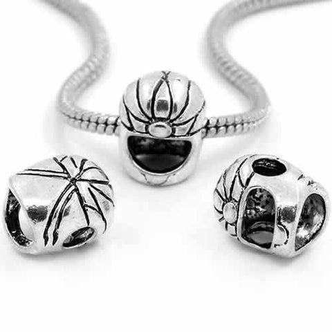 Motorcycle Helmet Charm European Bead Compatible for Most European Snake Chain Bracelet - Sexy Sparkles Fashion Jewelry - 2