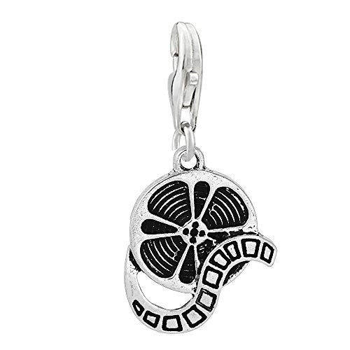 Movie Reel Clip on Pendant Charm for Bracelet or Necklace - Sexy Sparkles Fashion Jewelry