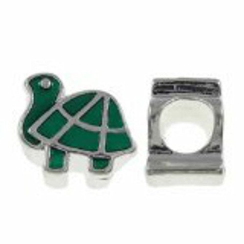 Turtle Charm Bead Spacers European Bead Compatible for Most European Snake Chain Bracelet - Sexy Sparkles Fashion Jewelry
