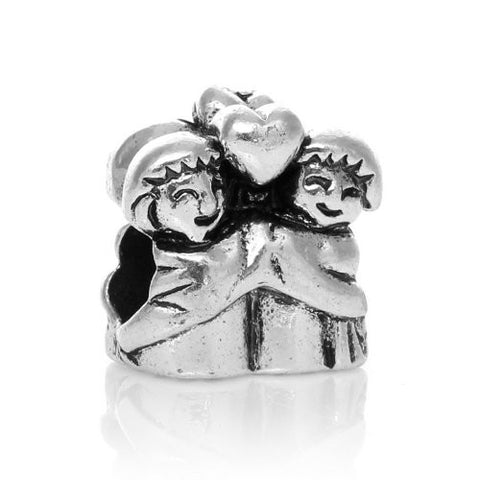 Mothers Day Bulk Charm Beads for Snake Chain Charm Bracelet Compatible with Pandora Bracelet - Sexy Sparkles Fashion Jewelry - 2