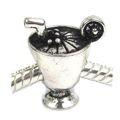 Martini Glass Spacer Bead European Bead Compatible for Most European Snake Chain Charm Bracelet - Sexy Sparkles Fashion Jewelry - 2