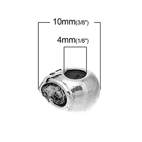Sports Helmet Charm Bead for European Snake Chain Charm Bracelet - Sexy Sparkles Fashion Jewelry - 2