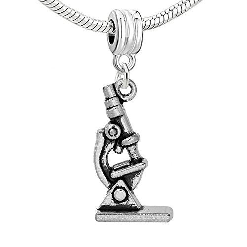 Microscope Dangle European Bead Compatible for Most European Snake Chain Bracelet - Sexy Sparkles Fashion Jewelry