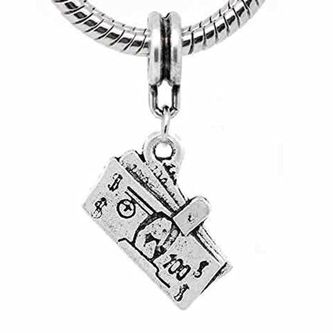 Money/dollar Bills Dangle European Bead Compatible for Most European Snake Chain Bracelet - Sexy Sparkles Fashion Jewelry - 1