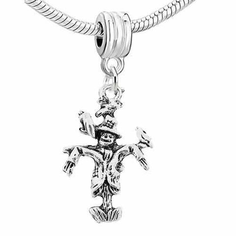 Scarecrow Dangle Spacer Charm European Bead Compatible for Most European Snake Chain Bracelet - Sexy Sparkles Fashion Jewelry - 2