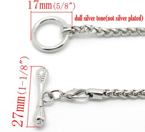 Toggle Clasp Bracelt Fits European Beads and Many More Add on Beads - Sexy Sparkles Fashion Jewelry - 2