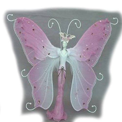 Jewelry Doll Organizer Butterfly Stand Approx 10 Tall