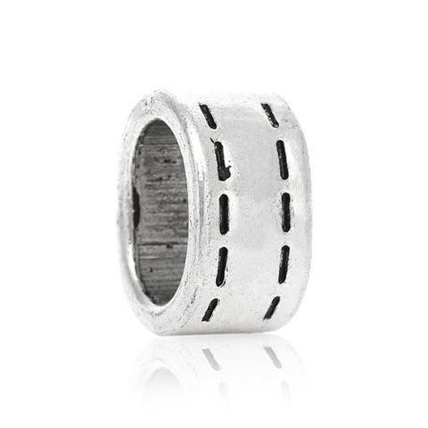 Charm Beads for Leather Bracelet/watch Bands or Wrist Bands (Stripes) - Sexy Sparkles Fashion Jewelry - 1