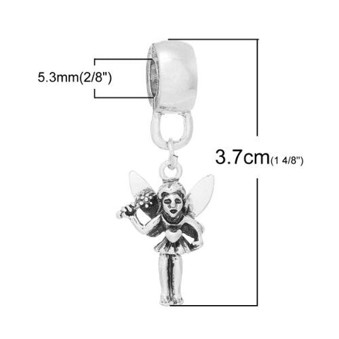 Flower Fairy Tale European European Bead Compatible for Most European Snake Chain Charm Bracelet - Sexy Sparkles Fashion Jewelry - 2