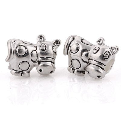 Dairy Cow Bead European Bead Compatible for Most European Snake Chain Charm Bracelet - Sexy Sparkles Fashion Jewelry - 3
