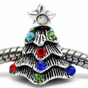 Christmas Tree European Bead Compatible for Most European Snake Chain Bracelet - Sexy Sparkles Fashion Jewelry - 4