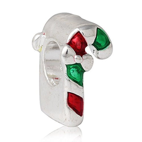 Christmas Snowman Bead for European Snake Chain Charm Bracelet - Sexy Sparkles Fashion Jewelry - 1