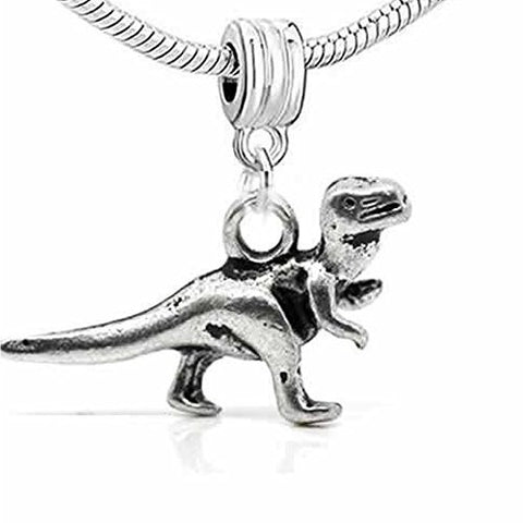 Dinosaur 3d Dangle Spacer European Bead Compatible for Most European Snake Chain Bracelet - Sexy Sparkles Fashion Jewelry - 1