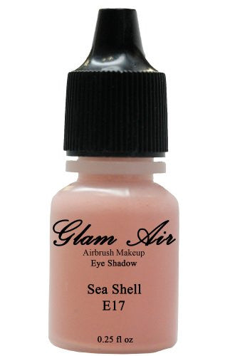 Glam Air Airbrushsh Eye Shadow s Water-based 0.25 Fl. Oz. Bottles of Eyeshadow( Choose Your s From Menu) (E17 SEA SHELL)