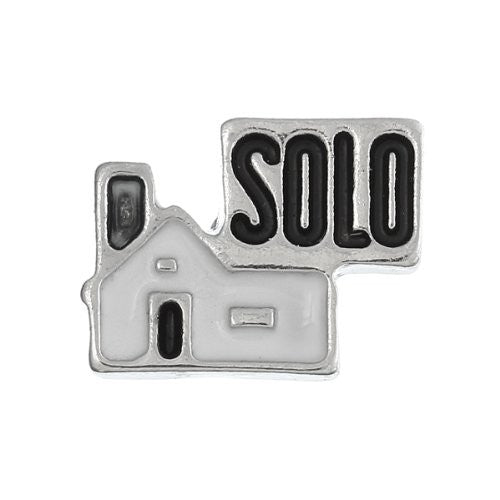 House "Solo"Floating Charms For Glass Living Memory Lockets - Sexy Sparkles Fashion Jewelry - 1