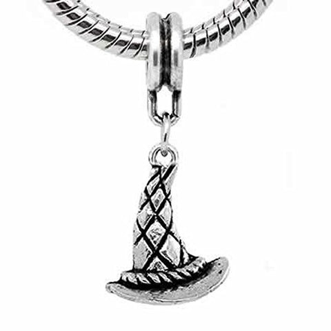 Wizard/witch Hat European Bead Compatible for Most European Snake Chain Bracelet - Sexy Sparkles Fashion Jewelry - 1