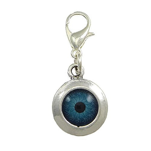 Evil Eye Bead Clip on Pendant for European Charm Jewelry w/ Lobster Clasp - Sexy Sparkles Fashion Jewelry